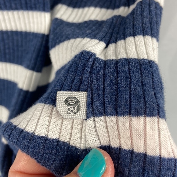 Mountain Hard Wear Stripped T-Shirt with Cut Out Back - Picture 4 of 7